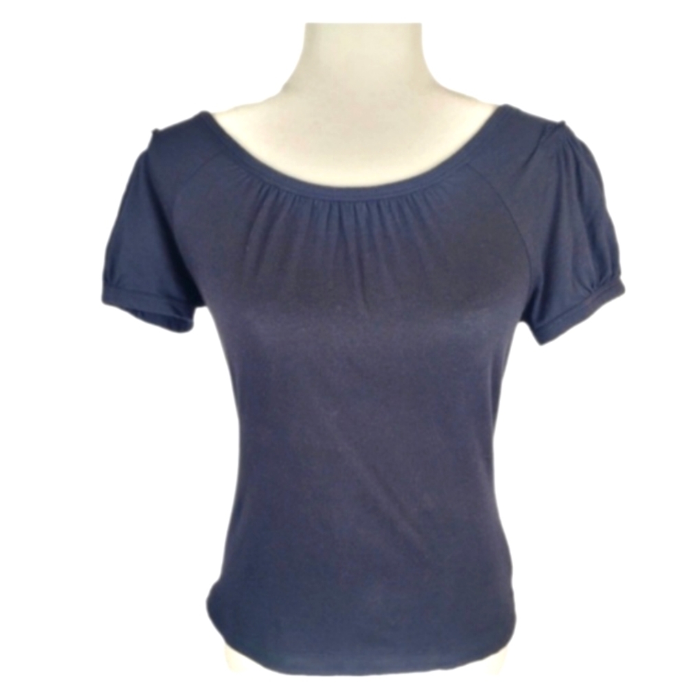 THE LIMITED Charcoal Black T-Shirt Size XS